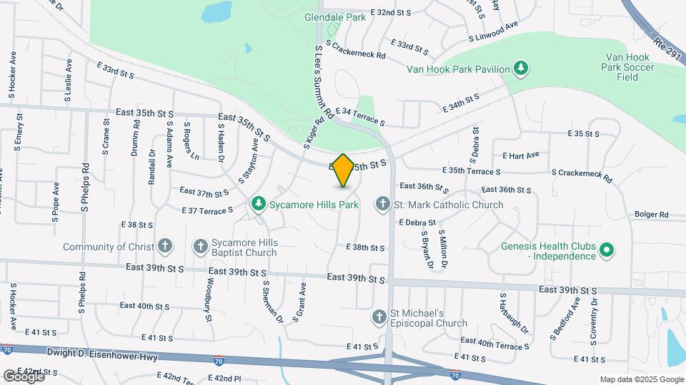 16117 East 36th St S Map and Location Details