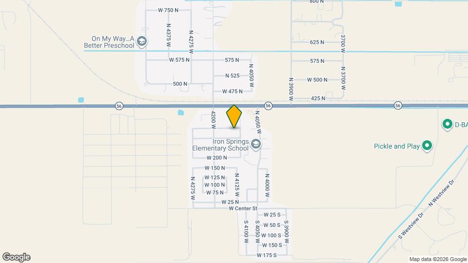 4129 W 300 N Map and Location Details