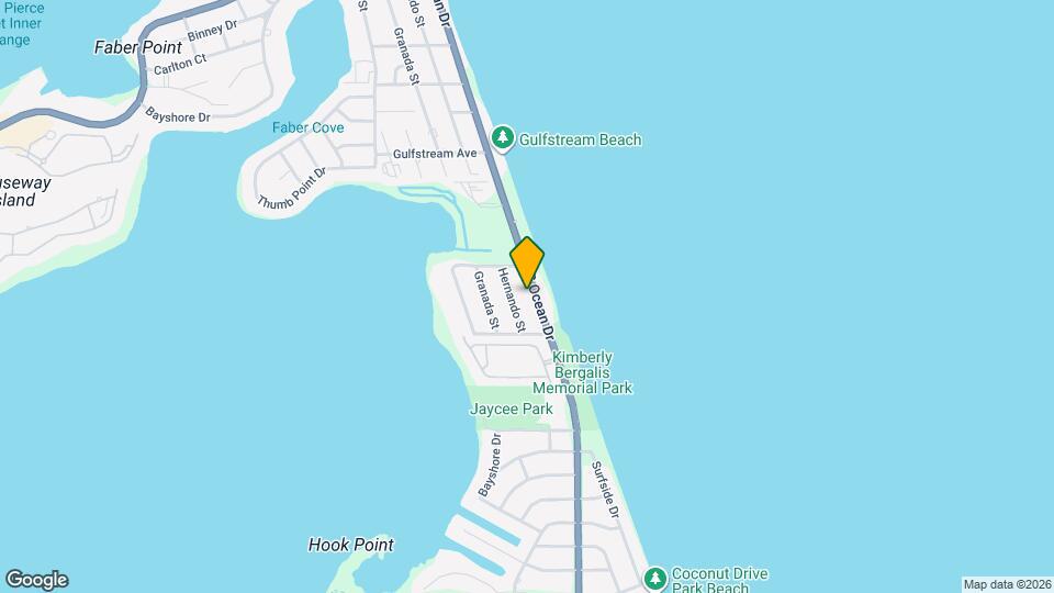 1125 S Ocean Dr Map and Location Details