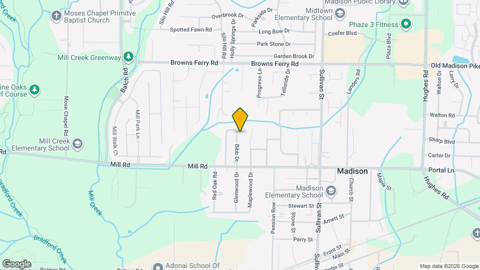 116 Bibb Dr Map and Location Details