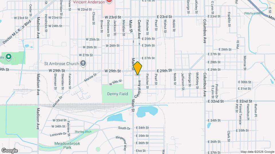 2921 Central Ave Map and Location Details