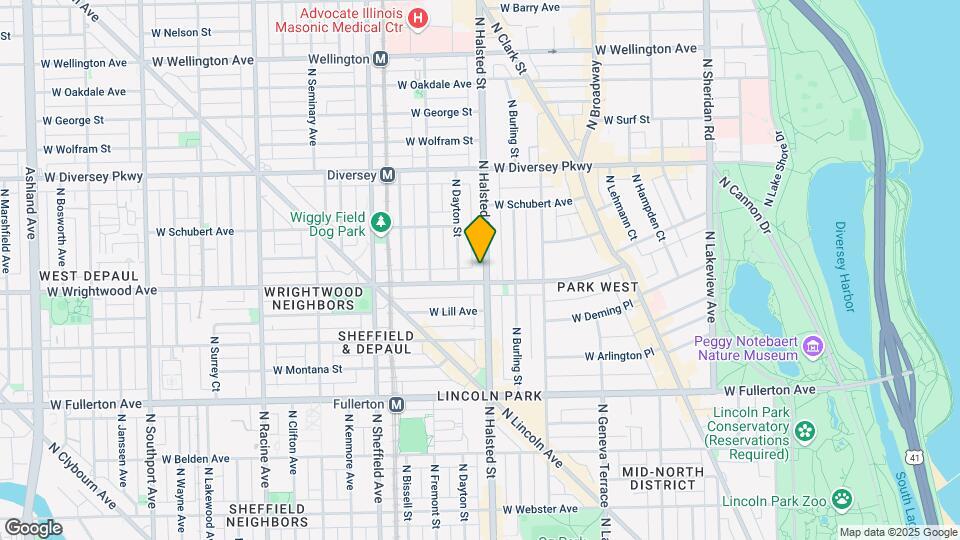 2612 N Halsted St Map and Location Details