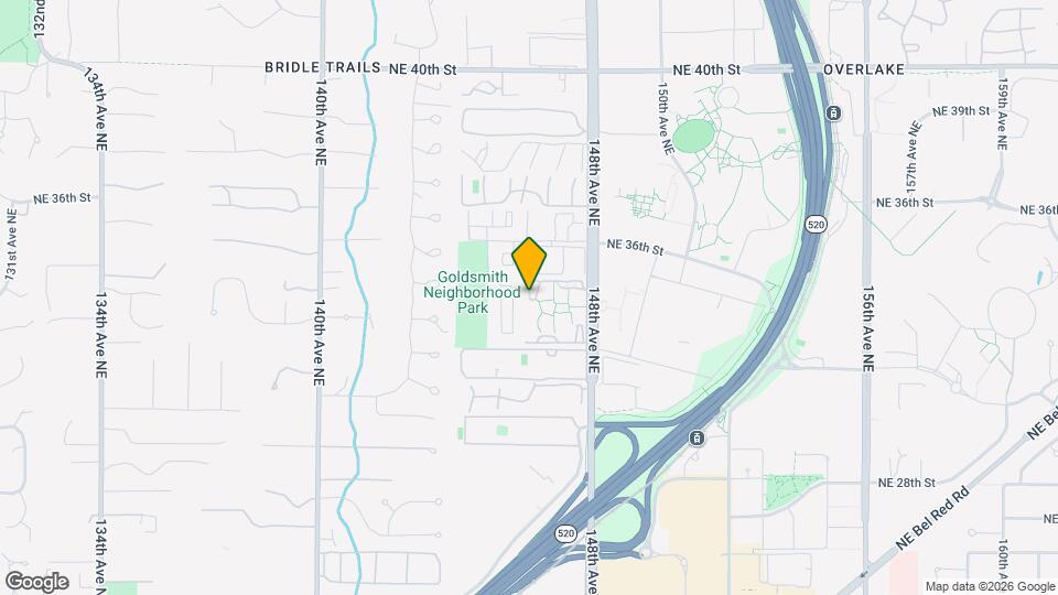 14605 NE 34th St Map and Location Details