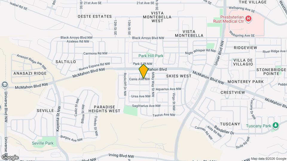 6020 Canis Ave NW Mapa y Detalles de la Ubicación