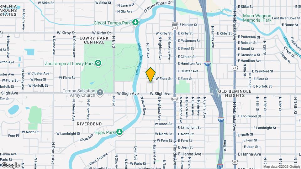 6914 N Lynn Ave Map and Location Details