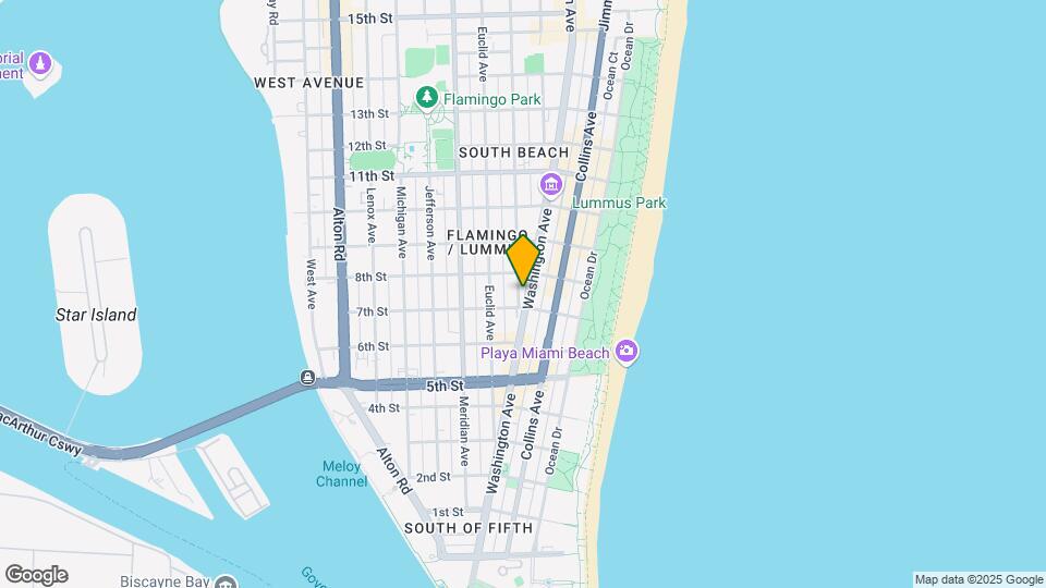 South Beach Map and Location Details