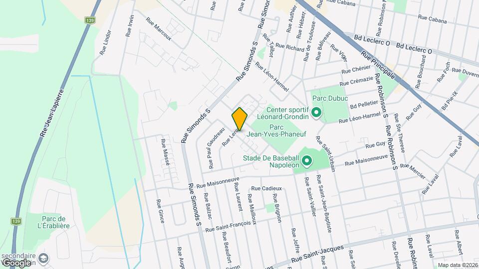 71 Pinard Rue Map and Location Details