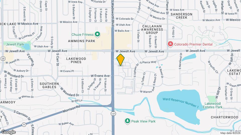 7497 W Pacific Ln Map and Location Details