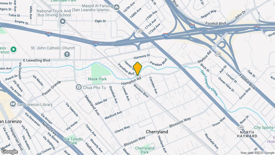 570 Hampton Rd Map and Location Details