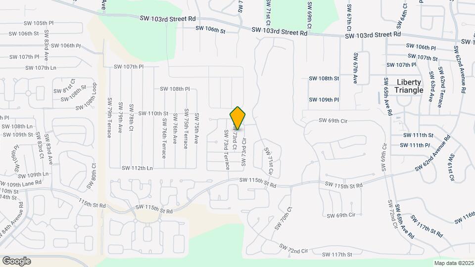 11091 SW 73rd Ct Map and Location Details