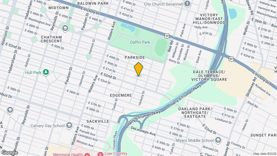 1402 E 51st St, Unit 1 Map and Location Details