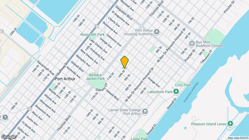 1836 10th St Map and Location Details