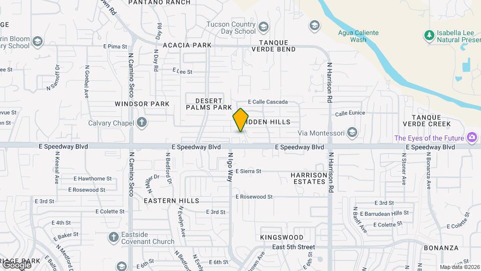 9115 E Esperanza Dr Map and Location Details