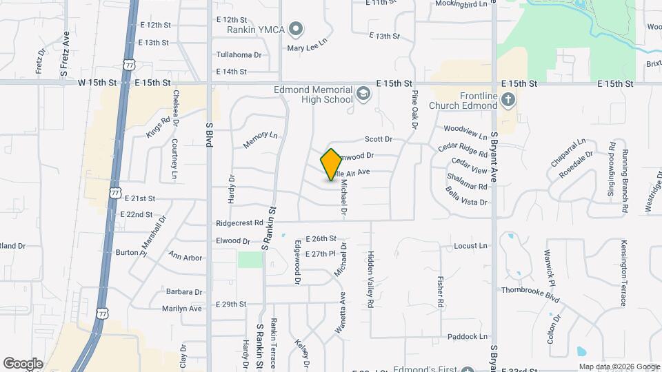 637 Redstone Ave Map and Location Details