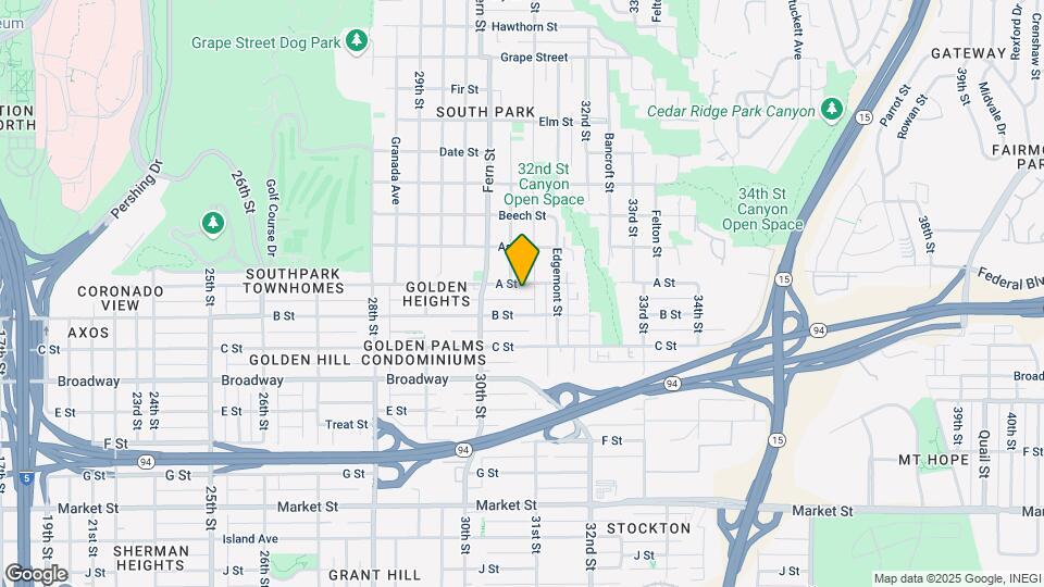 3087 A St Map and Location Details