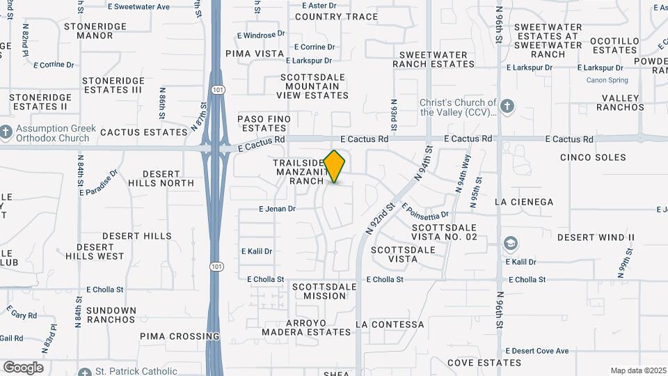 9135 E Laurel Ln Map and Location Details