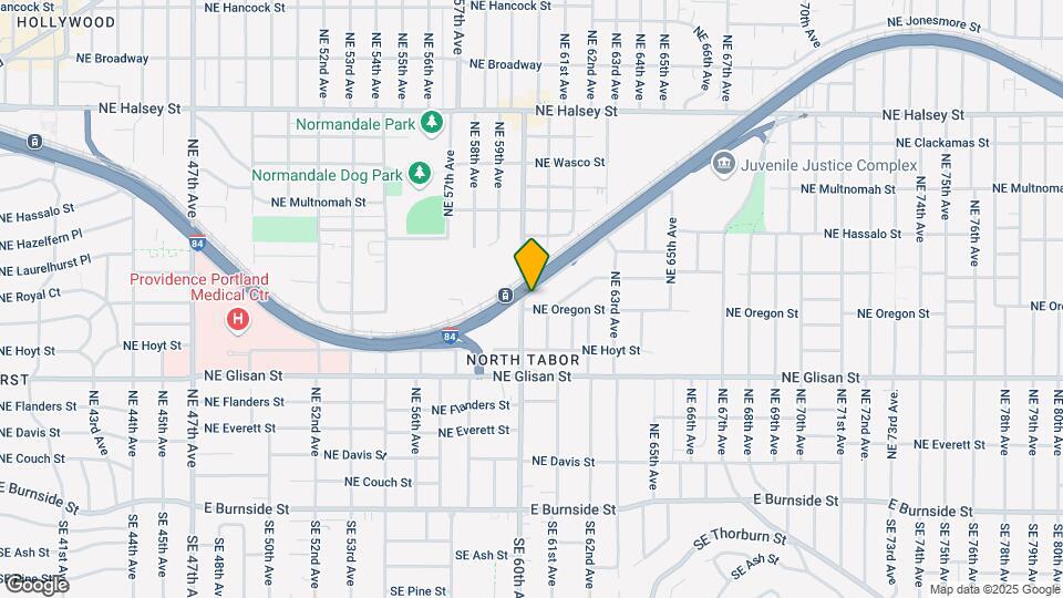 6020 NE Willow St Map and Location Details