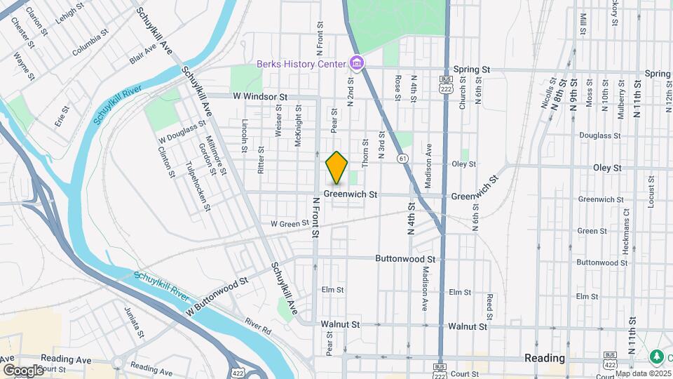 611 Pear St Map and Location Details