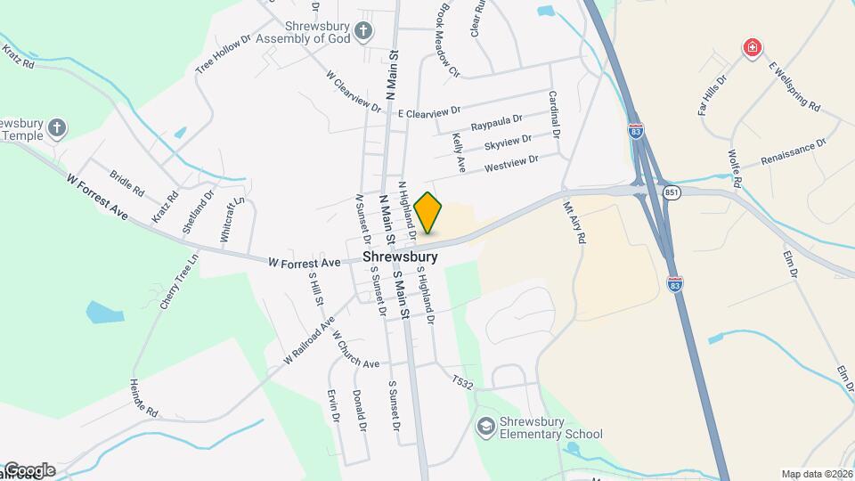 45 E Forrest Ave Map and Location Details