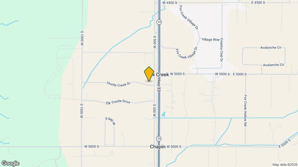 540 Thistle Creek Dr Map and Location Details