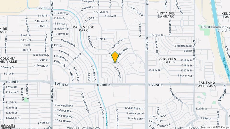 1031 S Carnegie Dr Map and Location Details