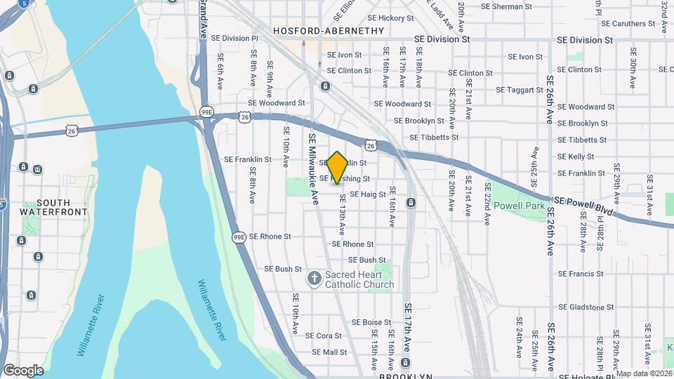 1215 SE Haig St Map and Location Details