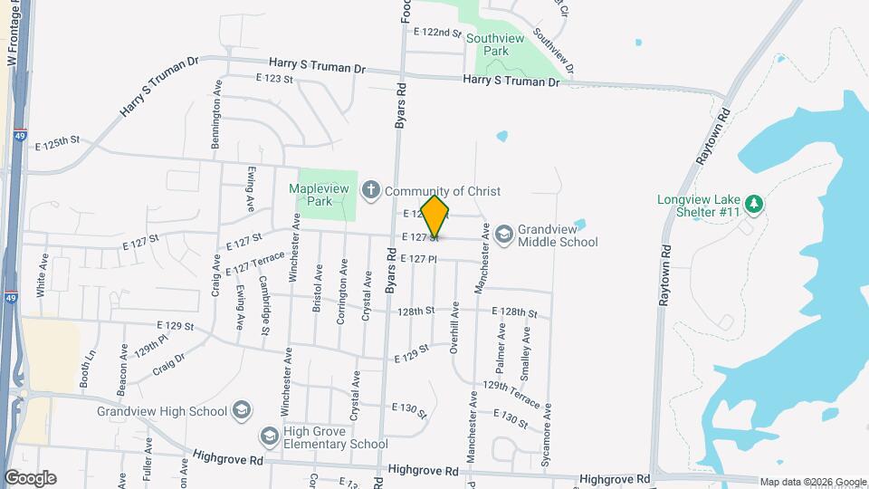 7509 E 127th St Map and Location Details