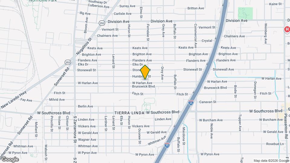 1111 W Harlan Ave Mapa y Detalles de la Ubicación