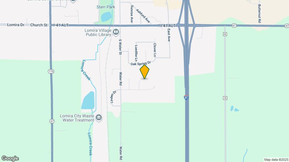 210 Park Ln Map and Location Details