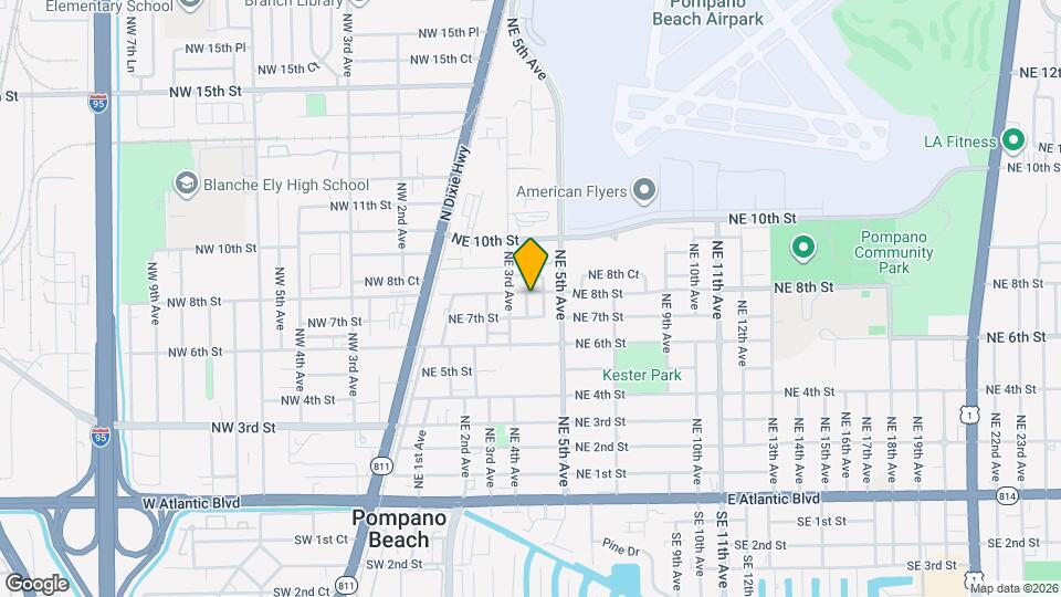 308 NE 8th St Map and Location Details