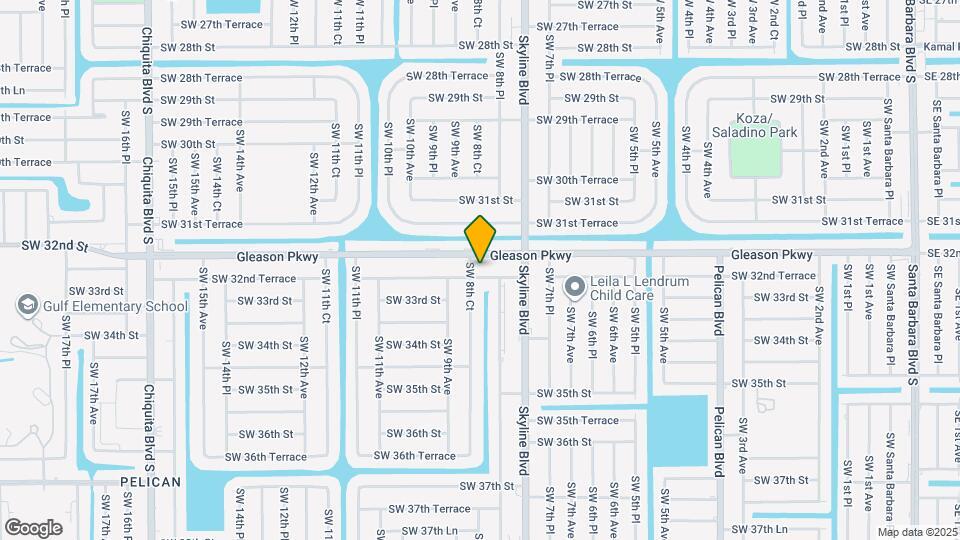 829 SW 32nd Terrace Map and Location Details