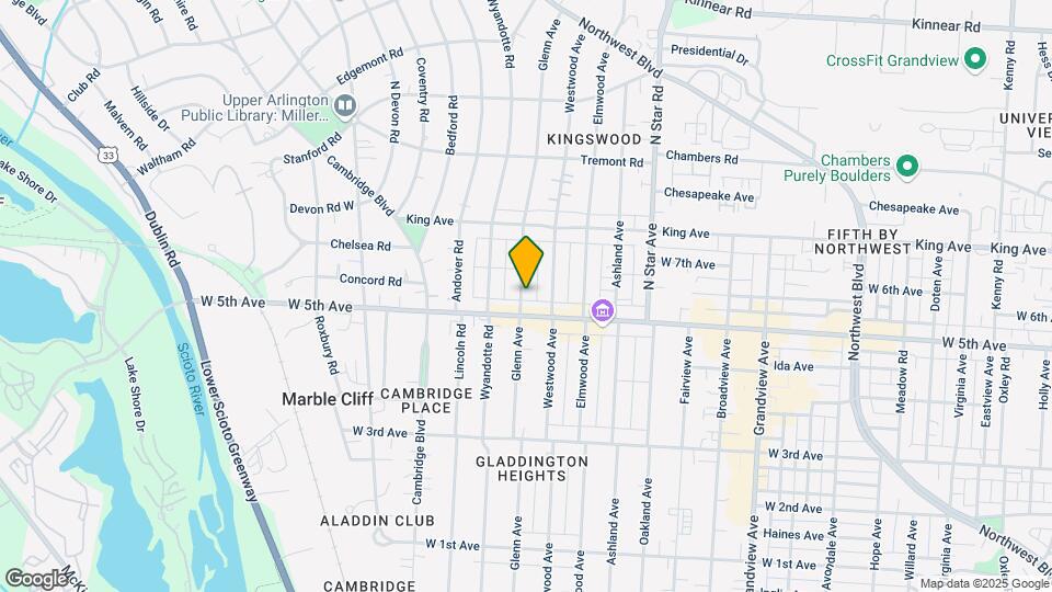 1616-1622 Glenn Ave Mapa y Detalles de la Ubicación