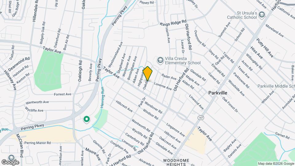 7809 Oakdale Ave Map and Location Details