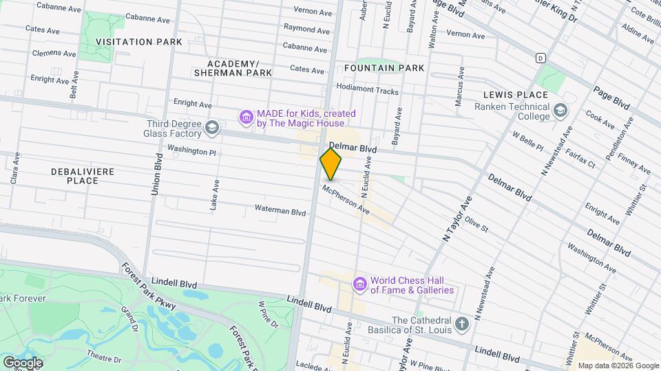 4953 McPherson Ave Map and Location Details