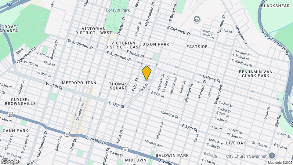 536 E 33rd St Map and Location Details