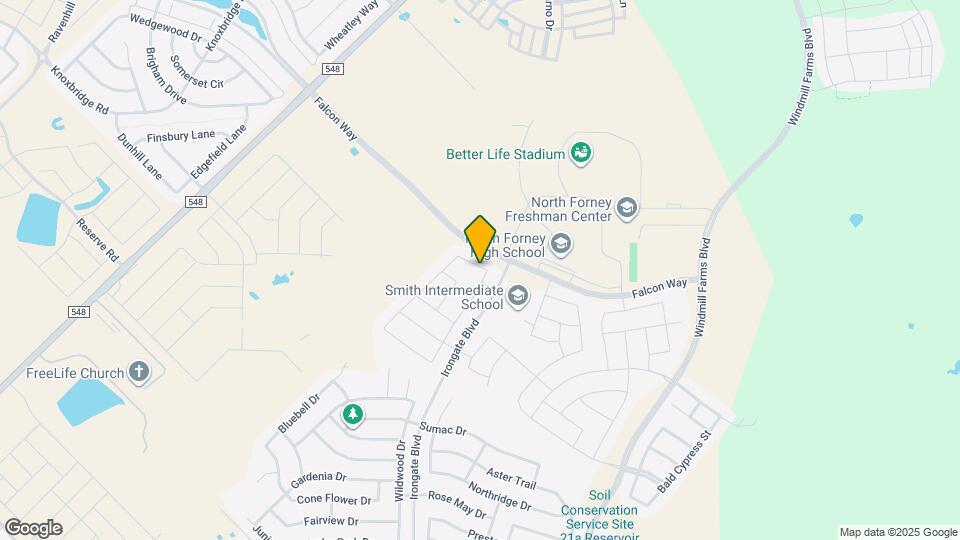 4206 Showboat Ln Map and Location Details