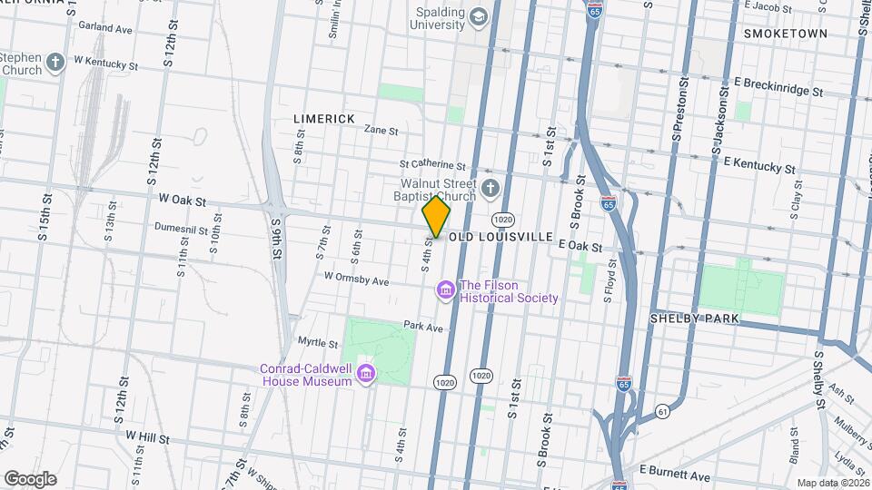 1215 S. 4th St Map and Location Details