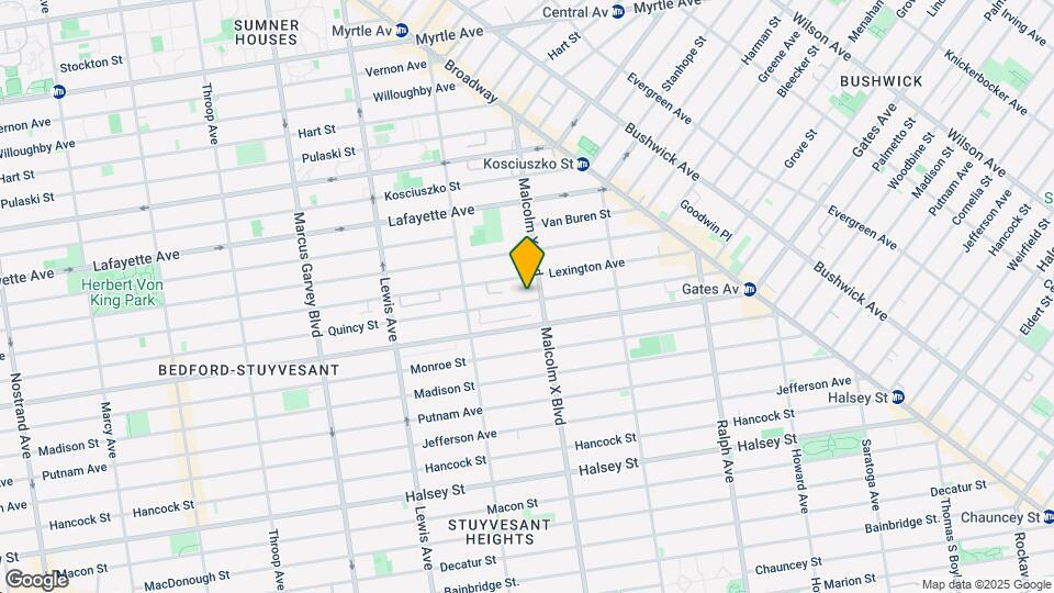 697 Quincy St Map and Location Details