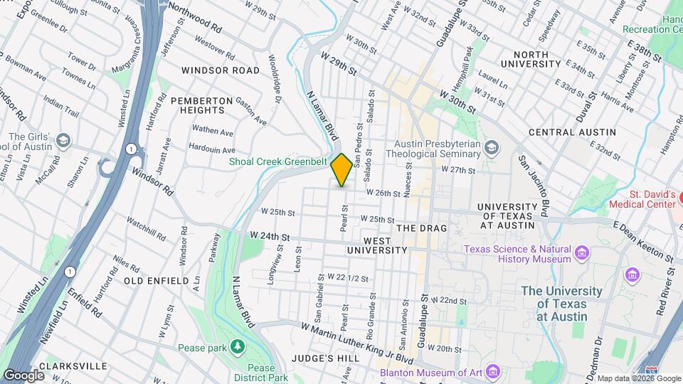 2514 Pearl St Map and Location Details