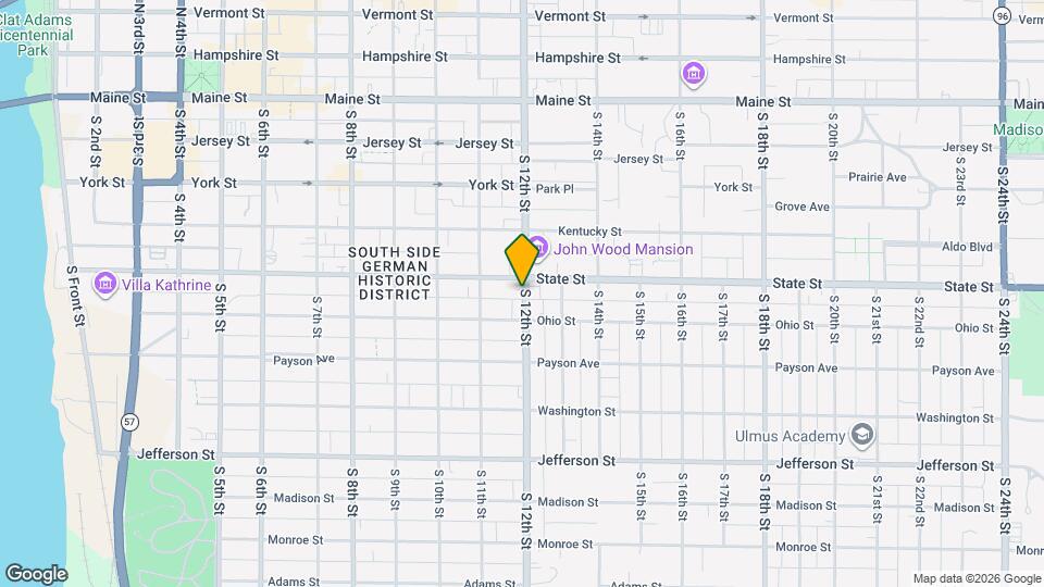 516 S 12th St, Unit 518 South 12th St Mapa y Detalles de la Ubicación