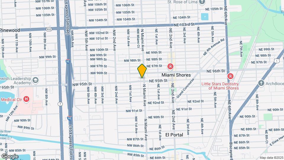 9500 N Miami Ave Map and Location Details