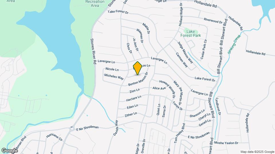 1207 Larzelere Ln Map and Location Details