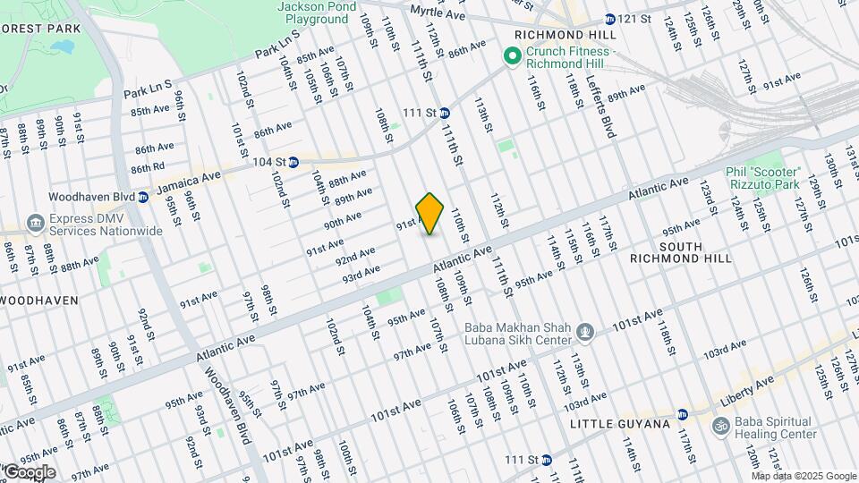 91-29 108th St Map and Location Details