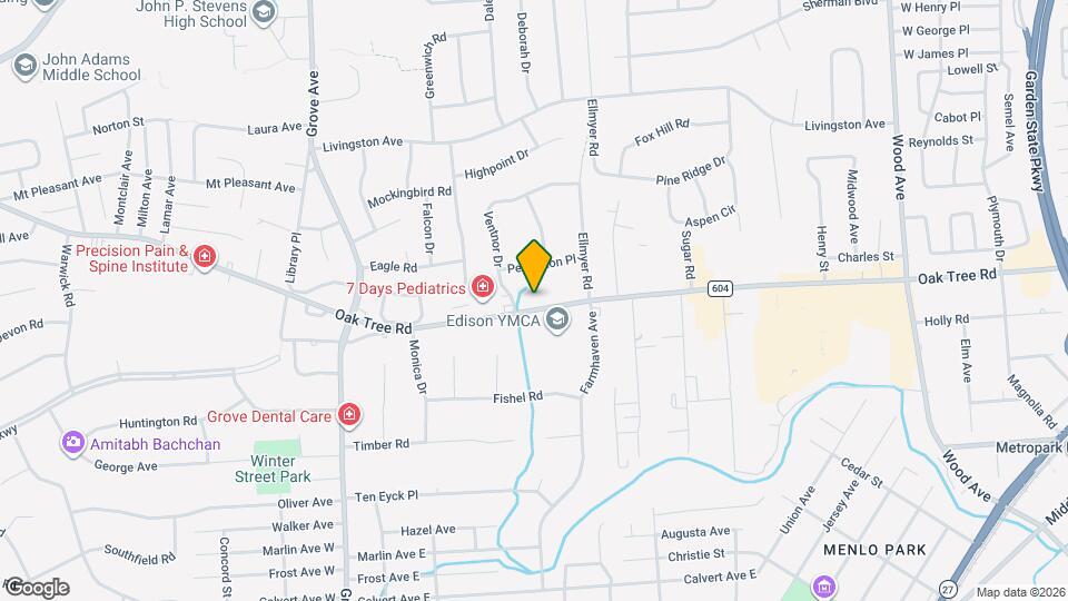 1776 Oak Tree Rd Map and Location Details