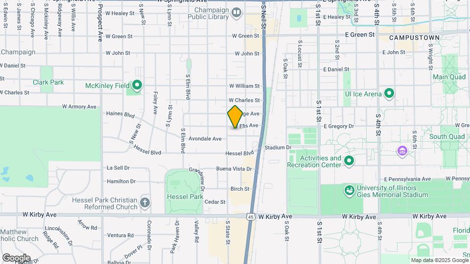 208 Avondale Ave Mapa y Detalles de la Ubicación