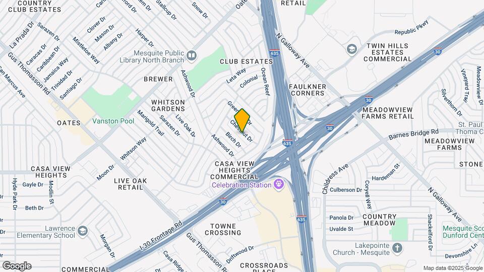 4325 Chestnut Dr Map and Location Details