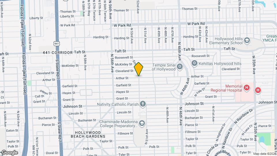 3472 Emerson Dr Map and Location Details