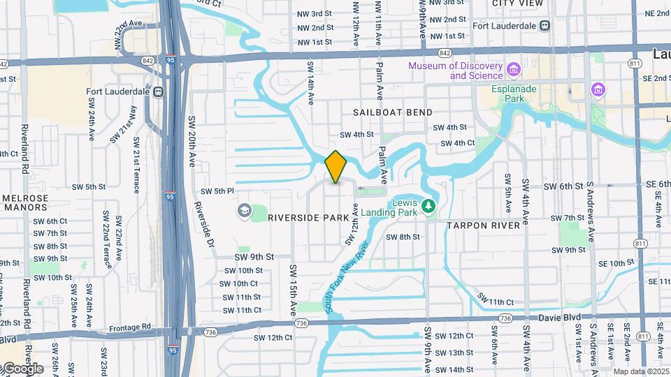 545 SW 13th Ave Map and Location Details