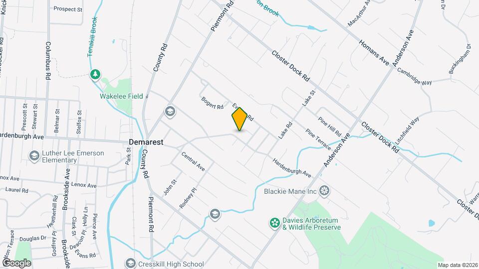 242 Hardenburgh Ave Map and Location Details