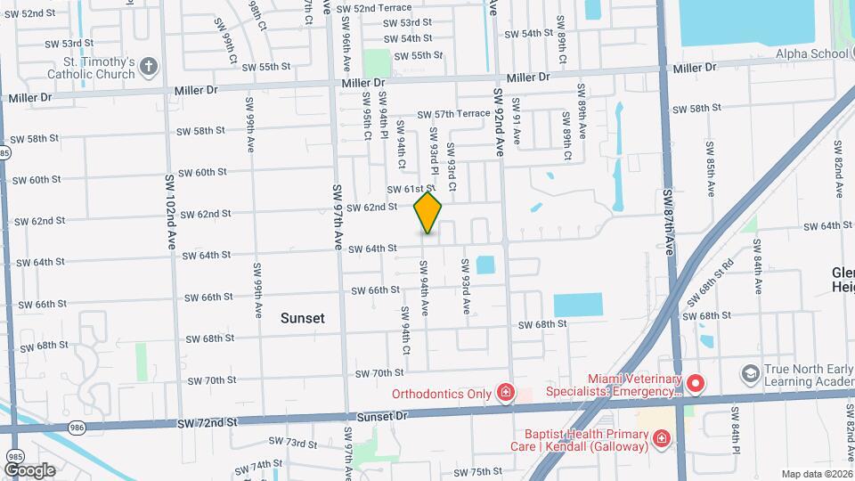 6331 SW 94th Ave Map and Location Details